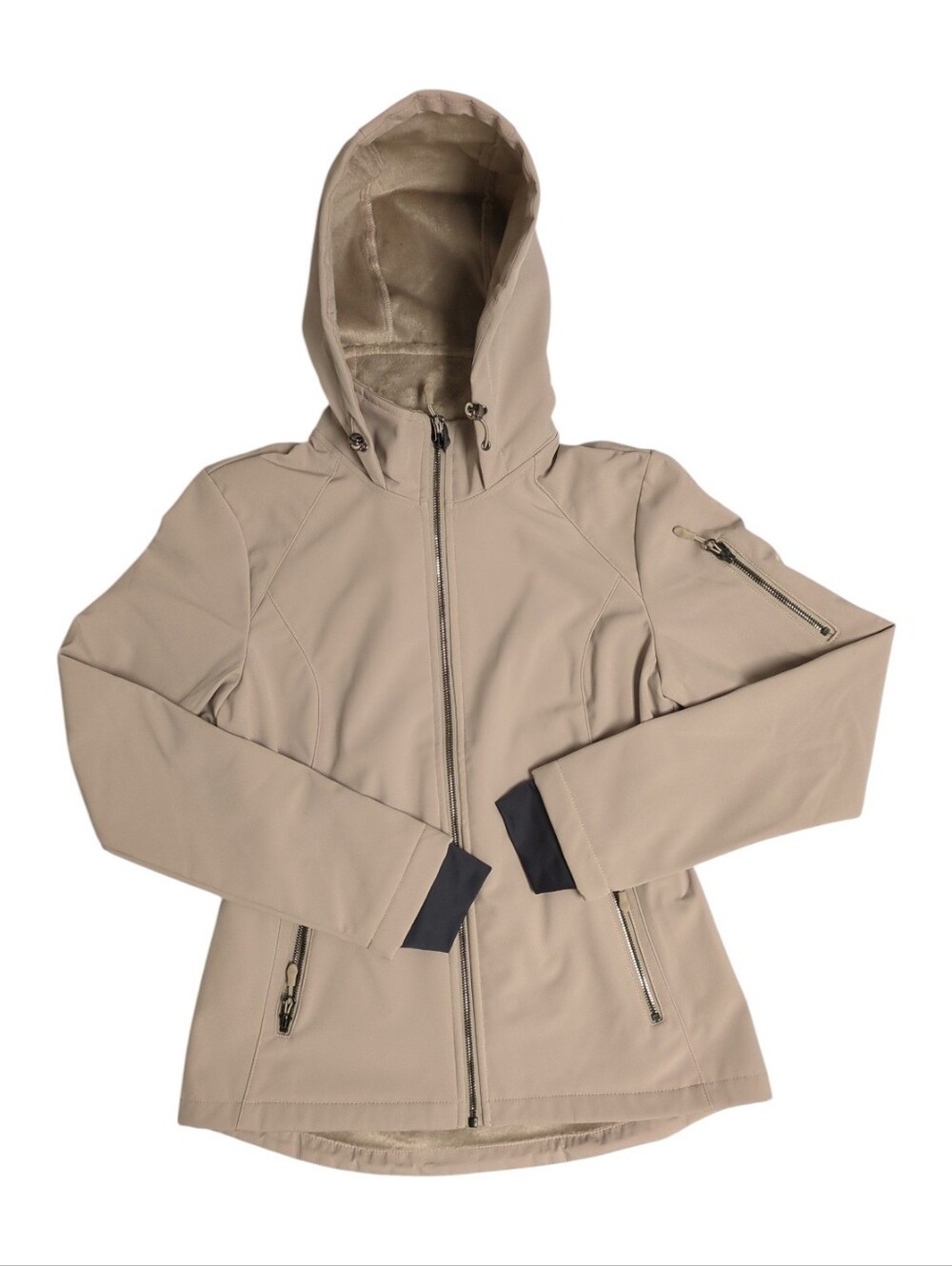 Free Country Women’s Tan Hooded Utility Jacket